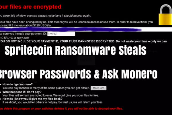 A Ransomware-containing Email is Discovered that Also Steals Passwords
