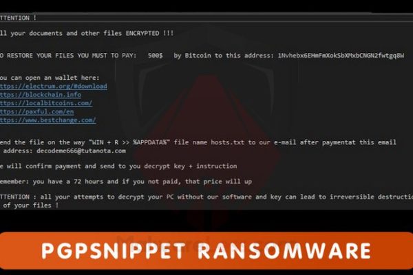 PGPSnippet Ransomware