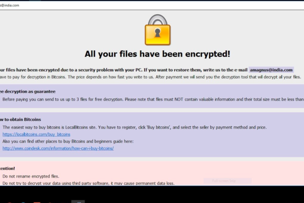 New Variant of Dharma Ransomware is Detected