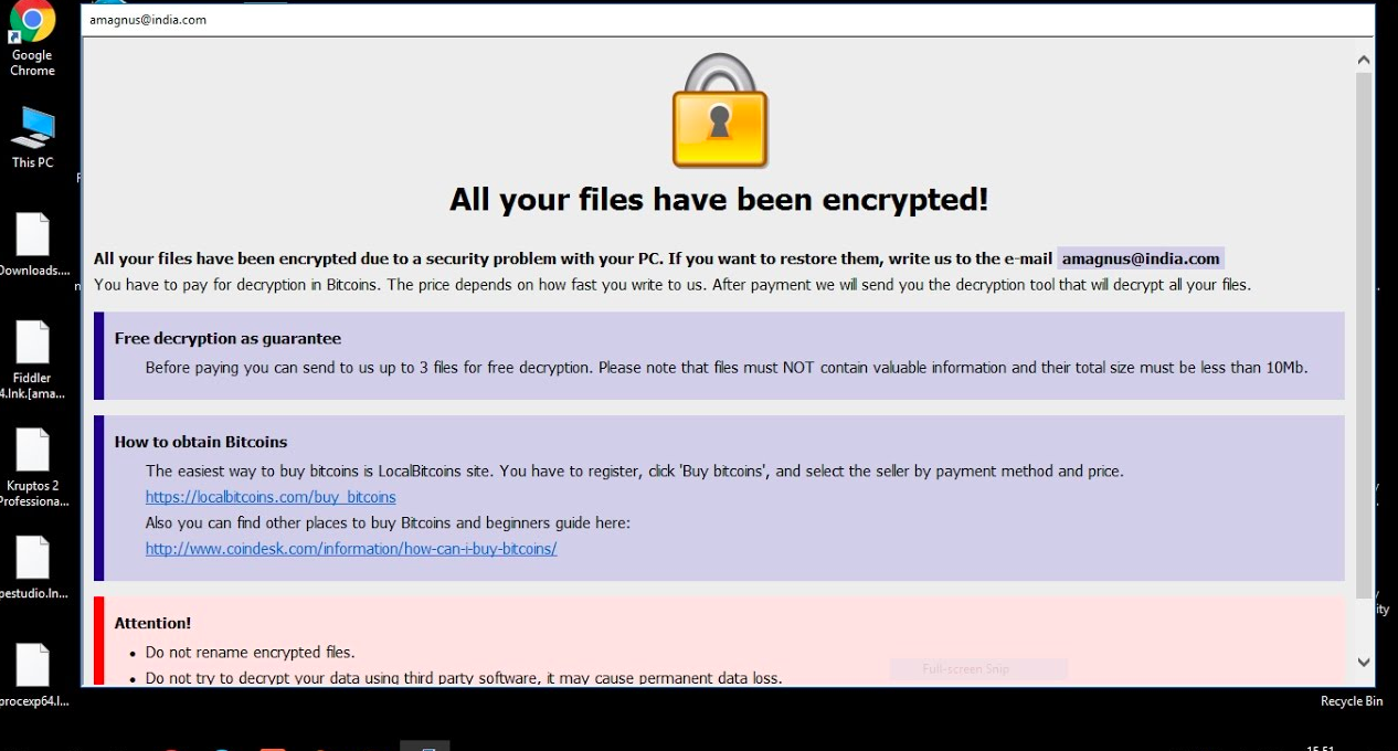 New Variant of Dharma Ransomware is Detected